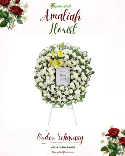 Krans Bunga Duka Cita di Ciwalen